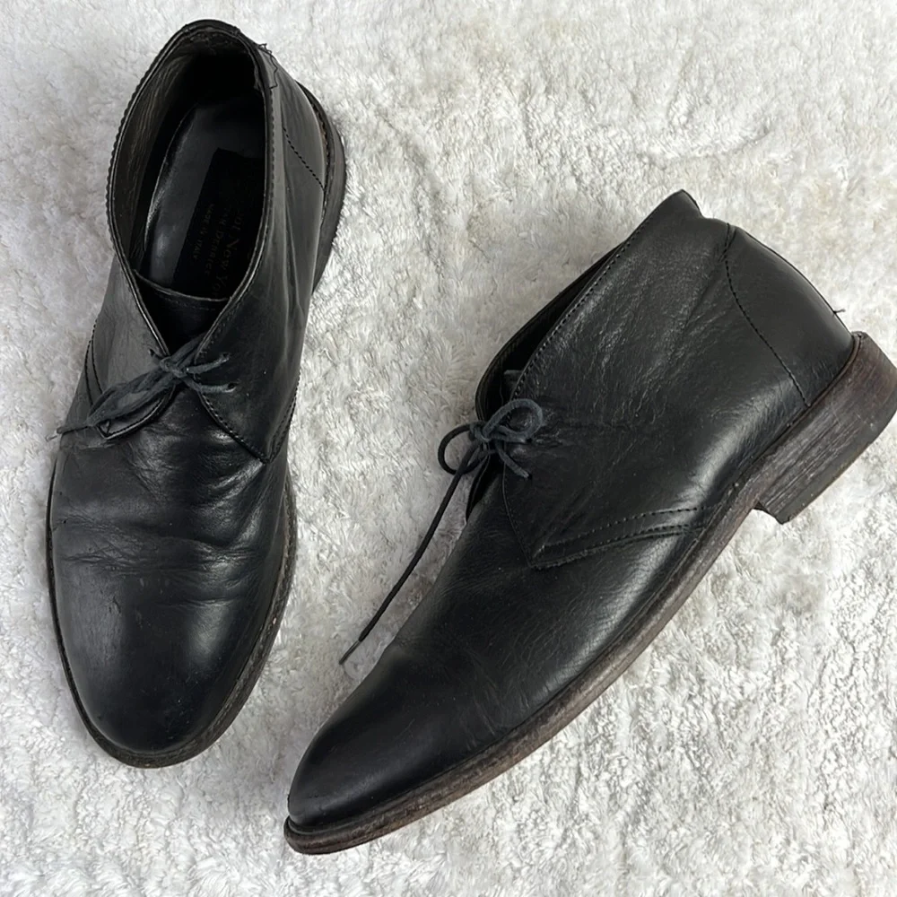 To Boot New York Richard Black Calf Chukka Boot